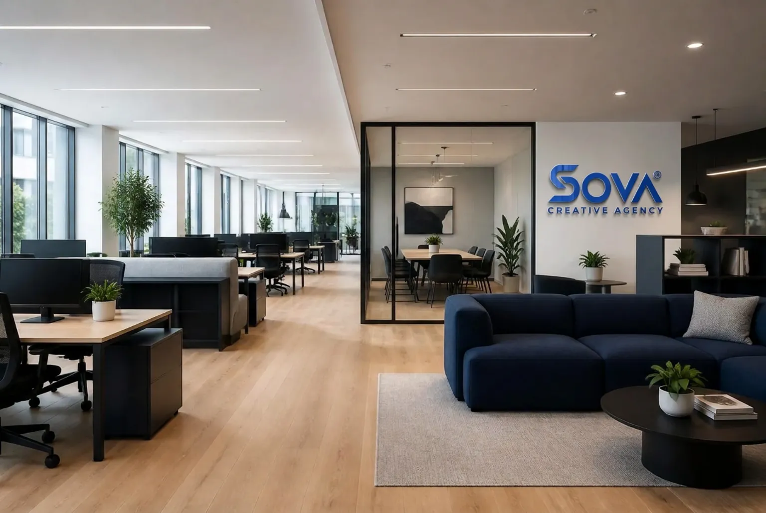 Interior Design & Fit-Out — Interiors project by SOVA Creative Agency in Hargeisa