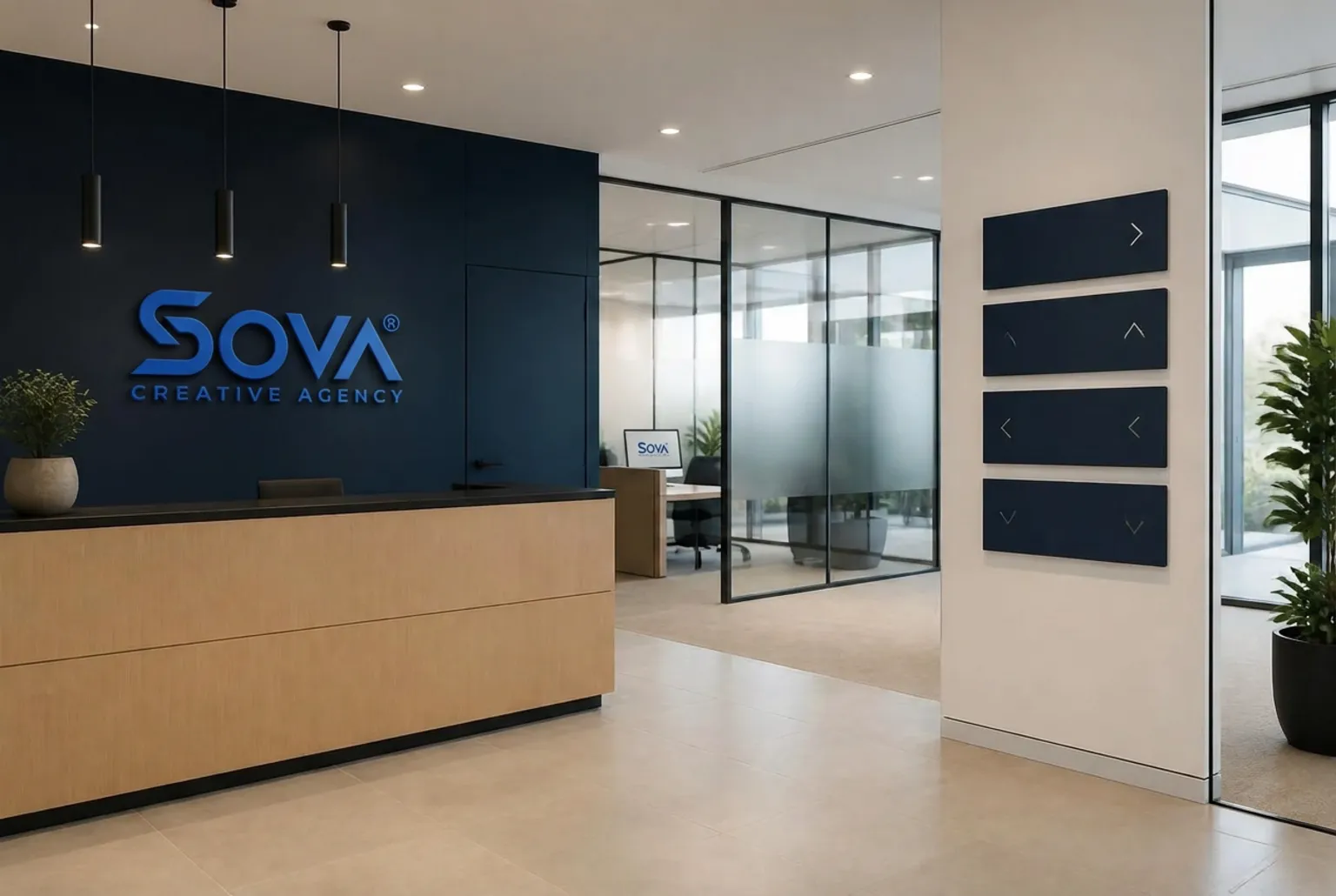 Office Branding & Signage — Office project by SOVA Creative Agency in Hargeisa